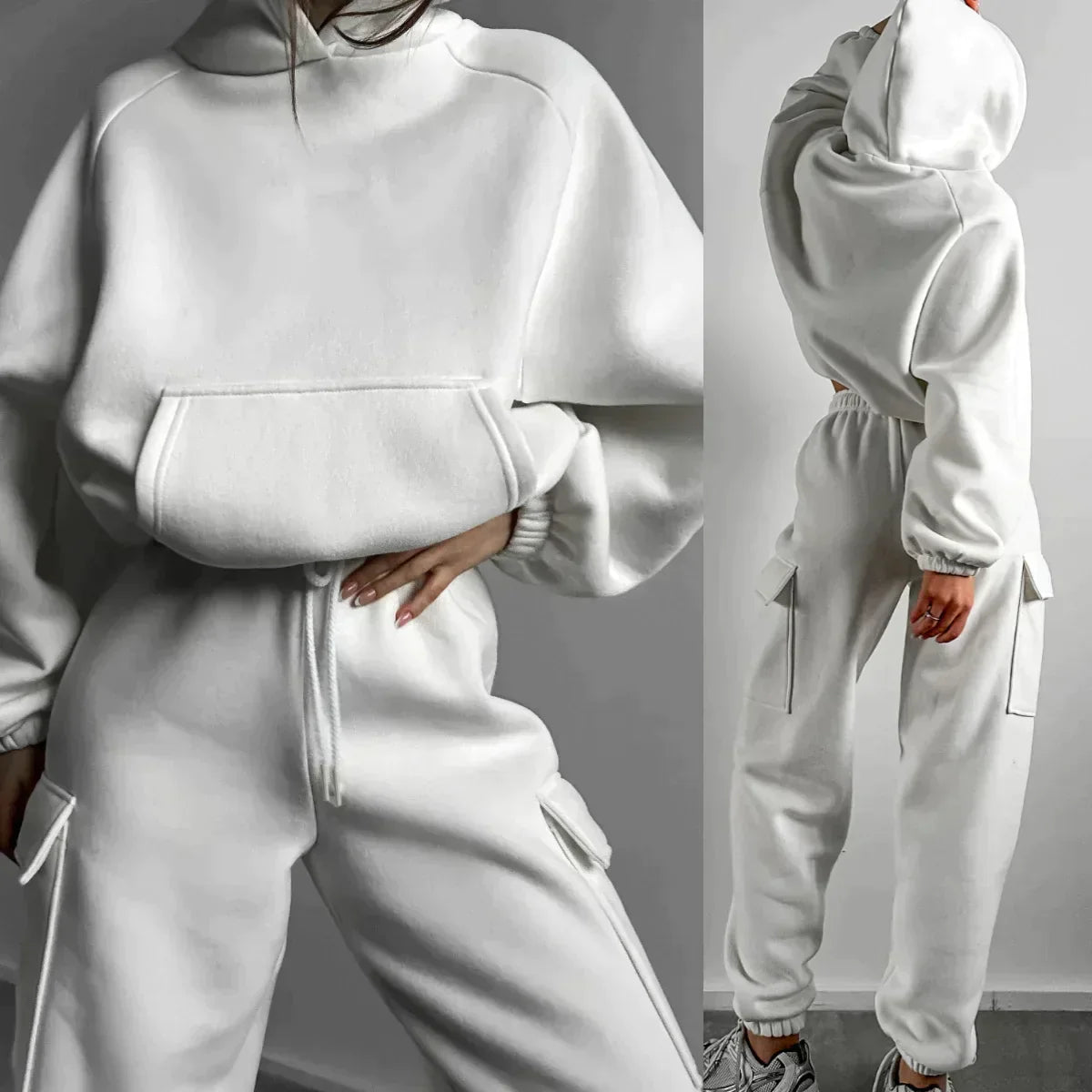 Pantalón Chándal Capucha Deportivo Mujer - Vestiria