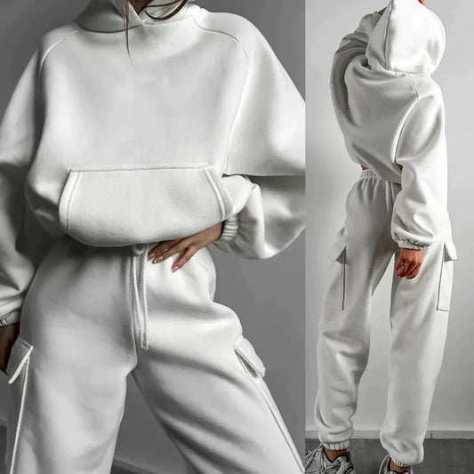 Pantalón Chándal Capucha Deportivo Mujer - Vestiria