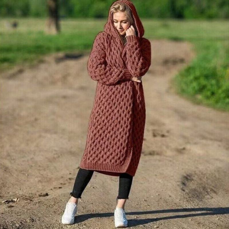 Cárdigan Lana Suave Mujer Invierno