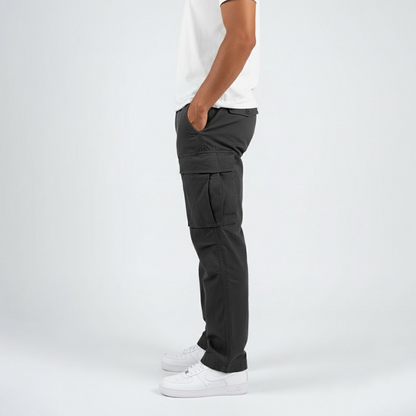 Pantalones Chinos anchos con bolsillos prácticos - Vestiria