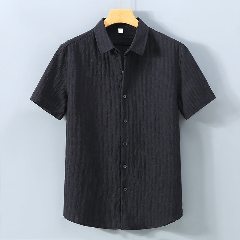 Camisa Hombre Ligera Con Cierre Invisible - Vestiria