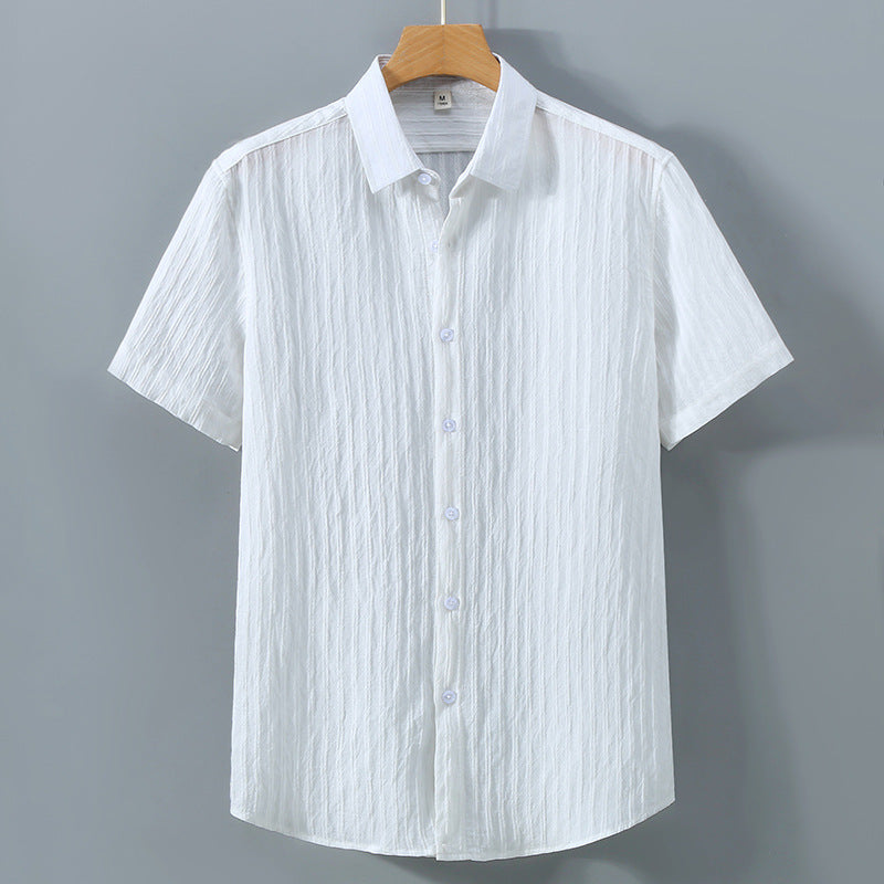 Camisa Hombre Ligera Con Cierre Invisible
