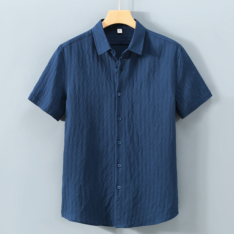 Camisa Hombre Ligera Con Cierre Invisible