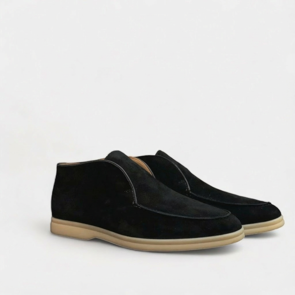 Botas Chukka Hombre sin Cordones Tobillo Alto