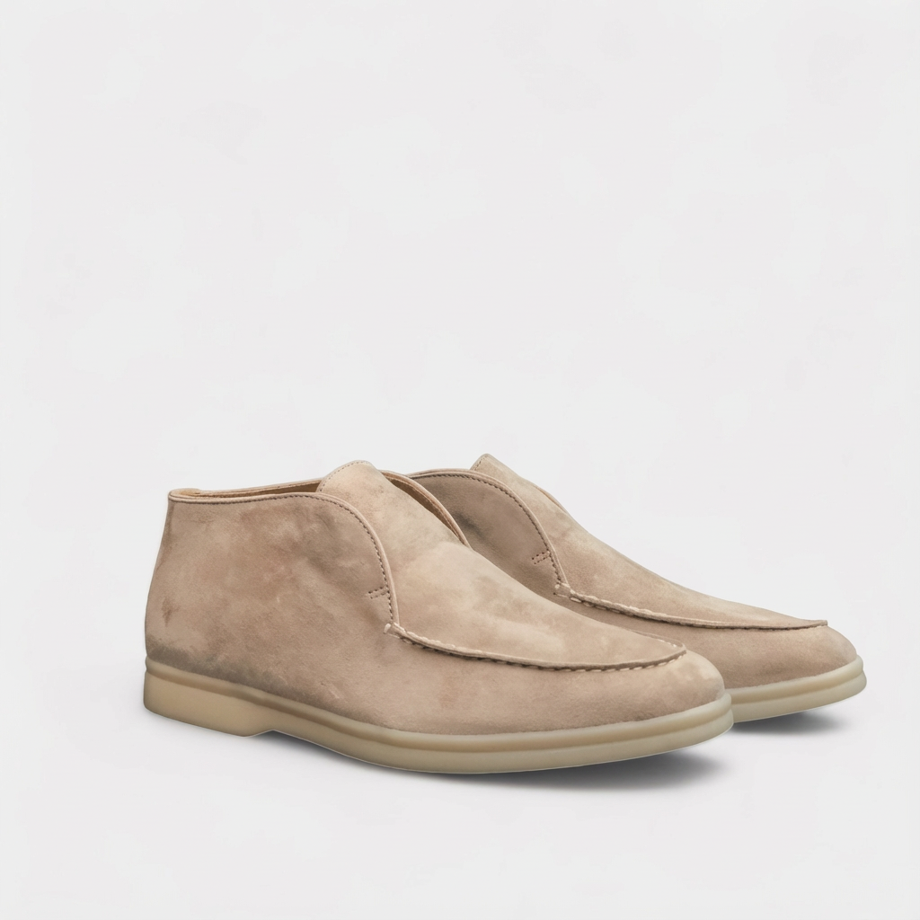 Botas Chukka Hombre sin Cordones Tobillo Alto