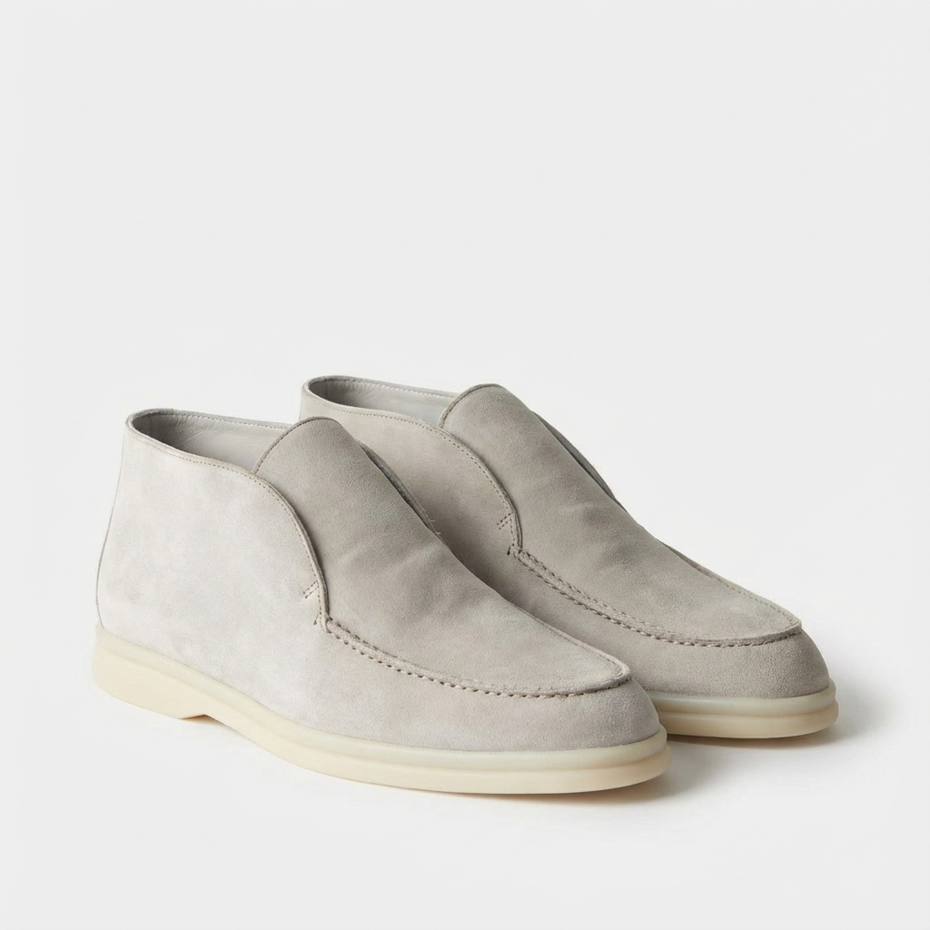 Botas Chukka Hombre sin Cordones Tobillo Alto