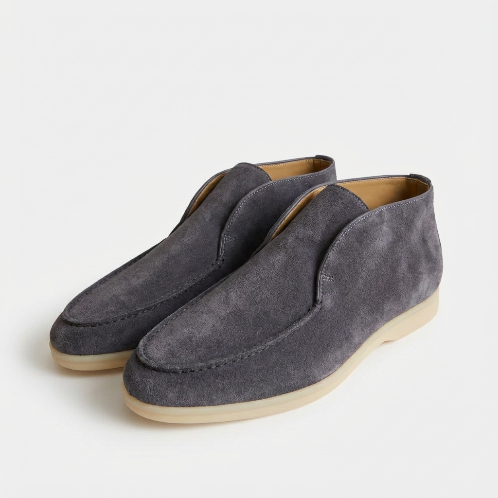Botas Chukka Hombre sin Cordones Tobillo Alto