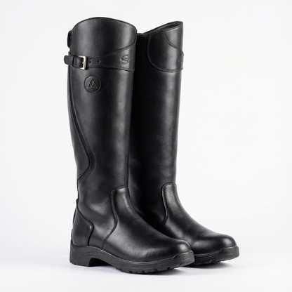 Botas Mujer Altas Hebilla Rodilla Cabalgata