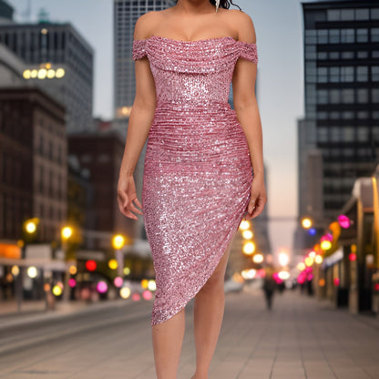 Vestido Cintura Alta Chic
