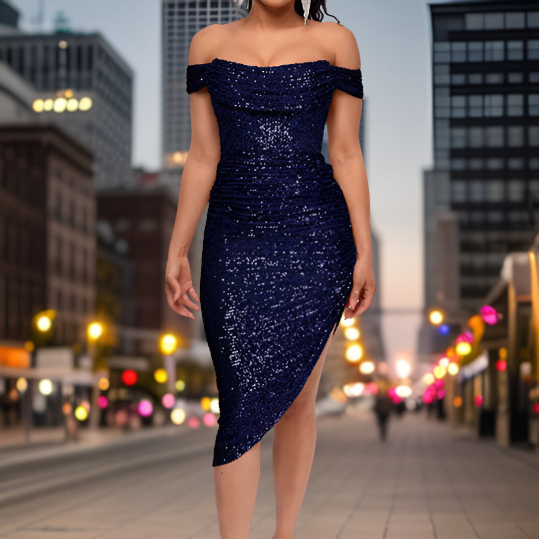 Vestido Cintura Alta Chic
