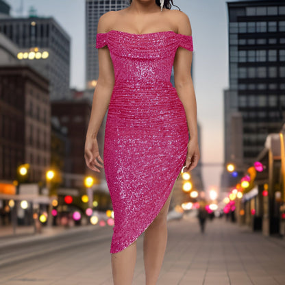Vestido Cintura Alta Chic