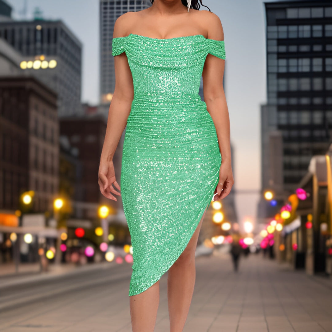Vestido Cintura Alta Chic