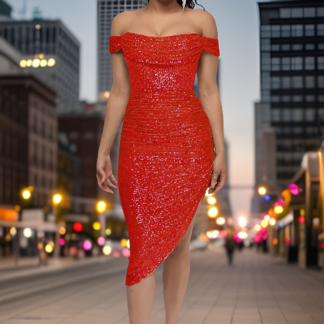 Vestido Cintura Alta Chic