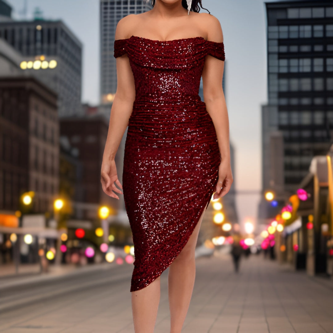 Vestido Cintura Alta Chic