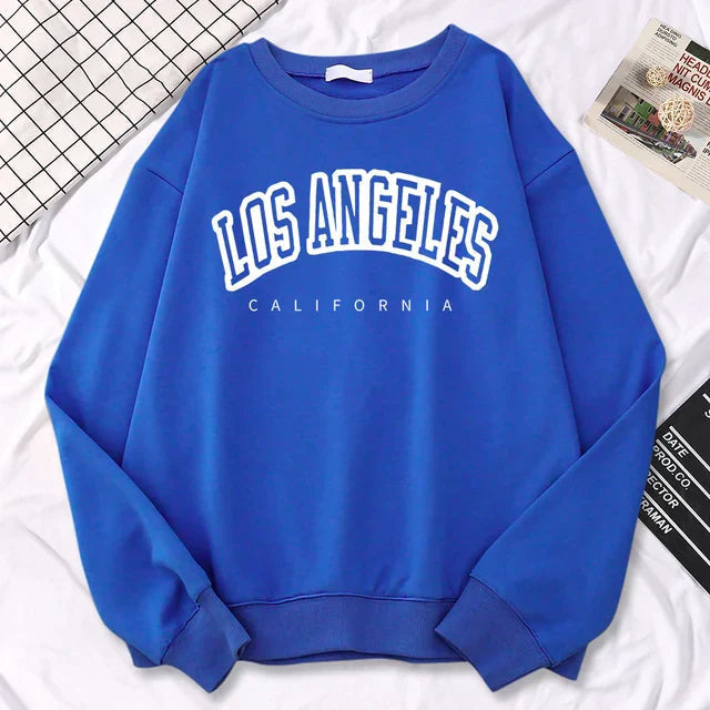 Sudadera mujer grande cuello redondo forro suave