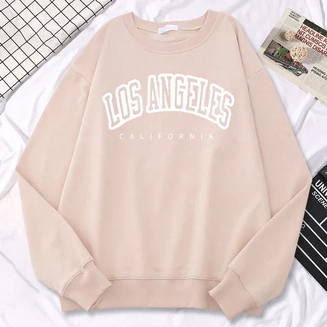 Sudadera mujer grande cuello redondo forro suave
