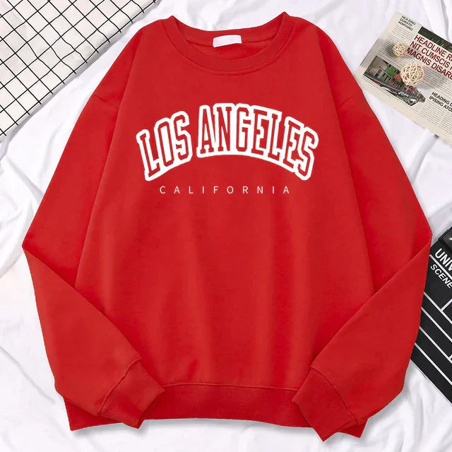 Sudadera mujer grande cuello redondo forro suave