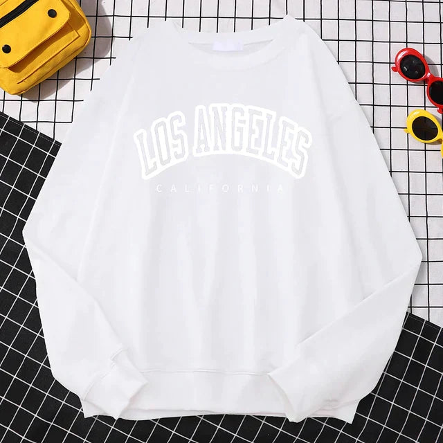 Sudadera mujer grande cuello redondo forro suave