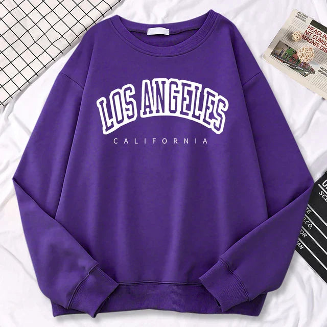 Sudadera mujer grande cuello redondo forro suave