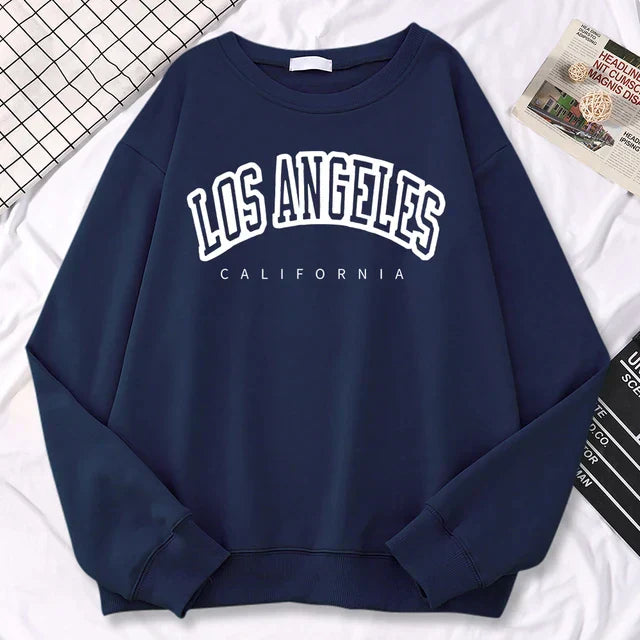 Sudadera mujer grande cuello redondo forro suave