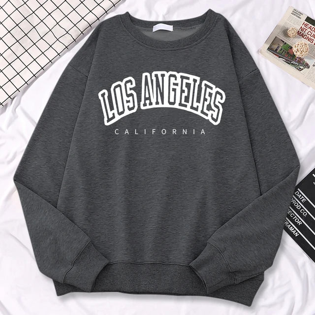 Sudadera mujer grande cuello redondo forro suave