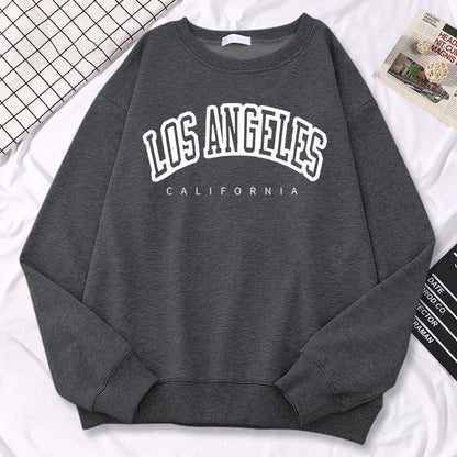 Sudadera mujer grande cuello redondo forro suave