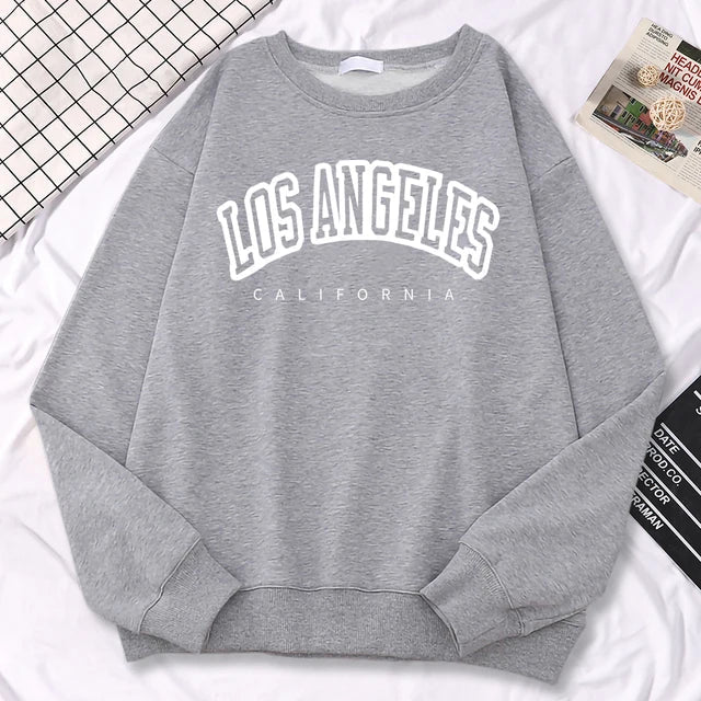 Sudadera mujer grande cuello redondo forro suave