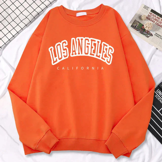 Sudadera mujer grande cuello redondo forro suave