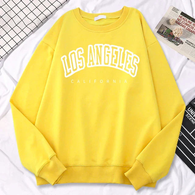Sudadera mujer grande cuello redondo forro suave