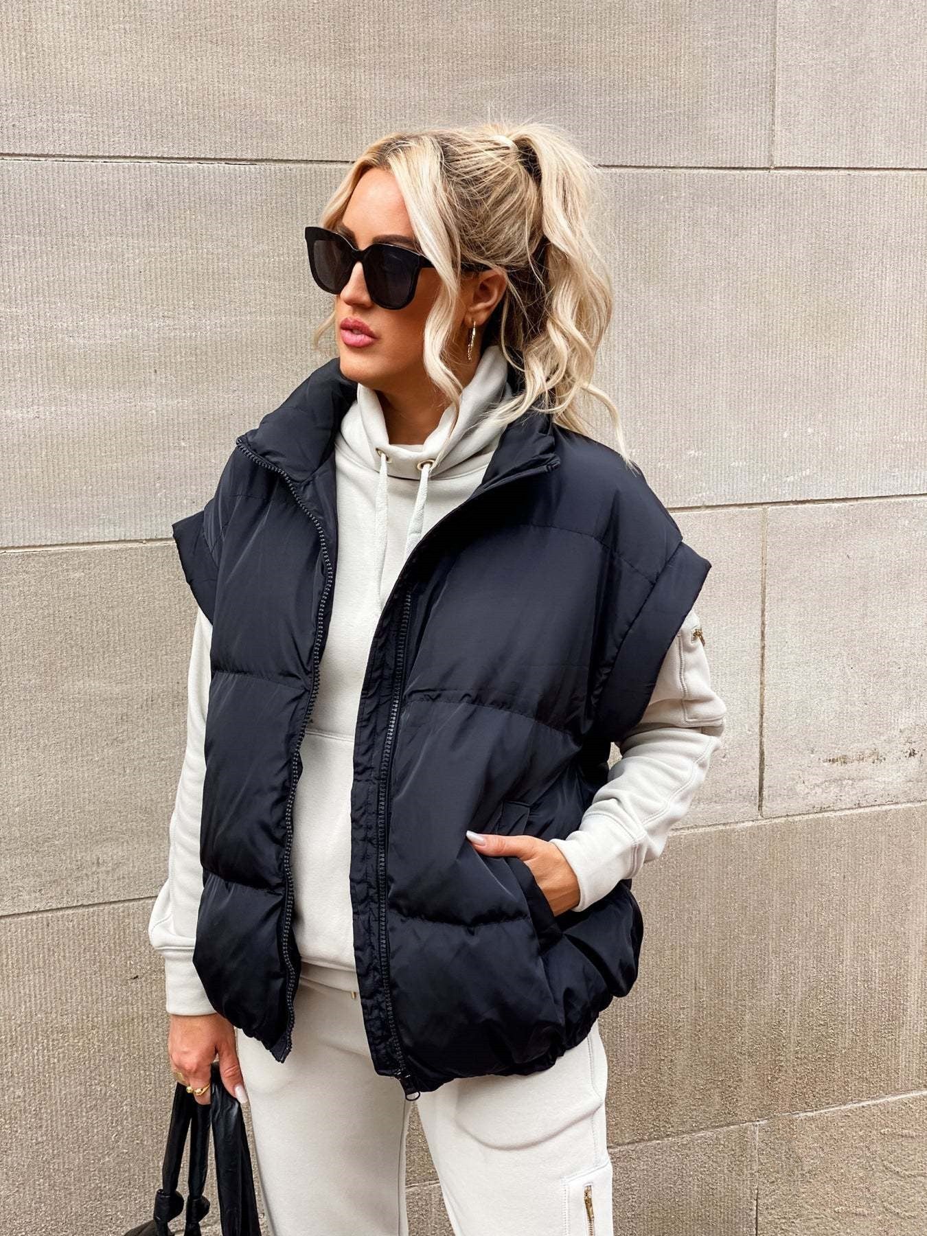 Chaqueta mujer sin mangas Diseño Chic