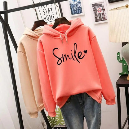 Sudadera Mujer Capucha Estampado Fashion