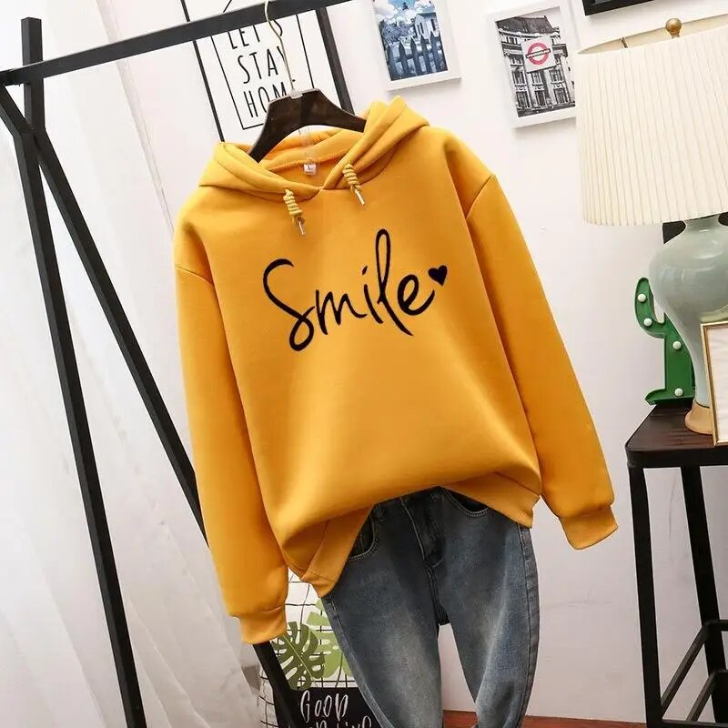 Sudadera Mujer Capucha Estampado Fashion