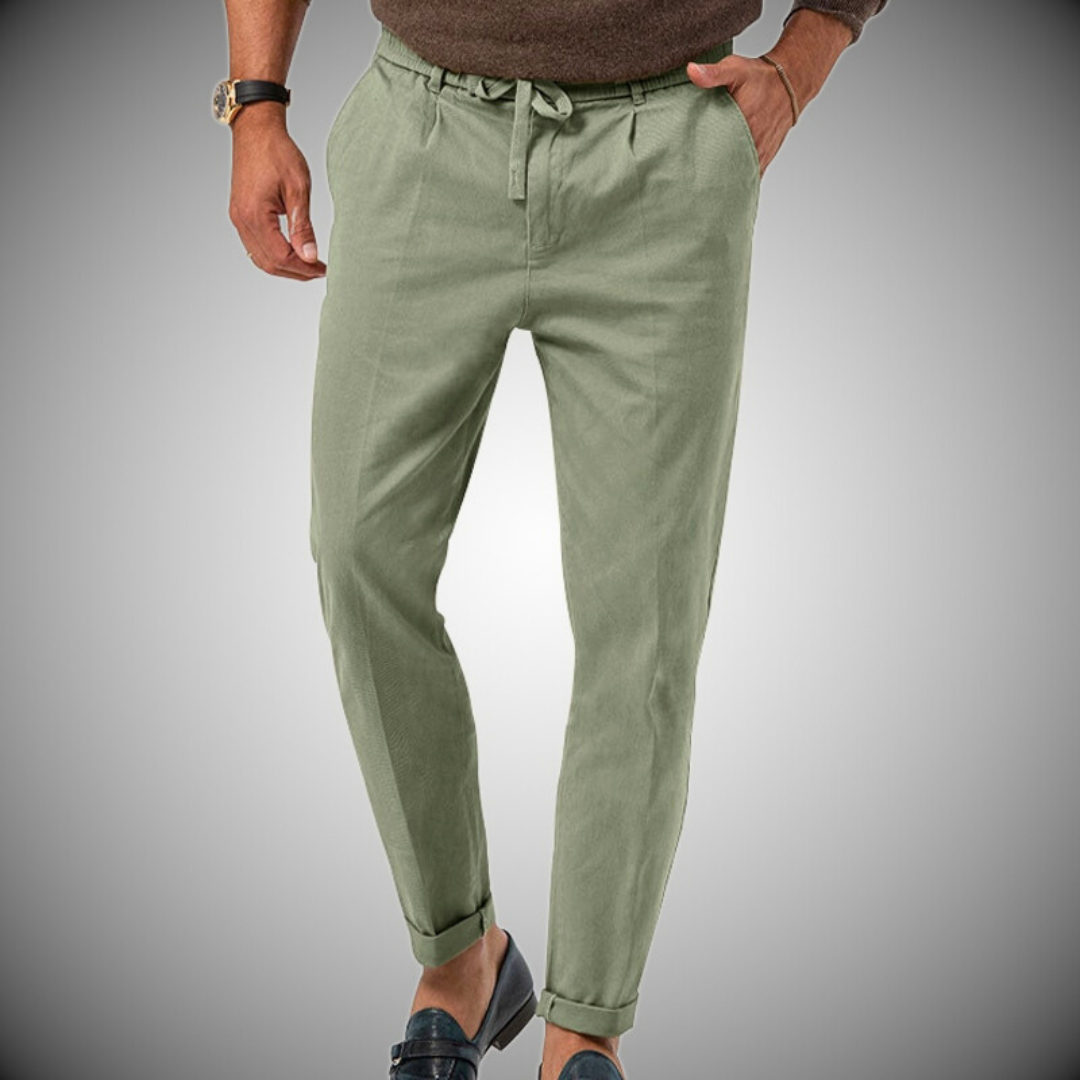 Pantalones Hombre Lino Elegantes - Vestiria