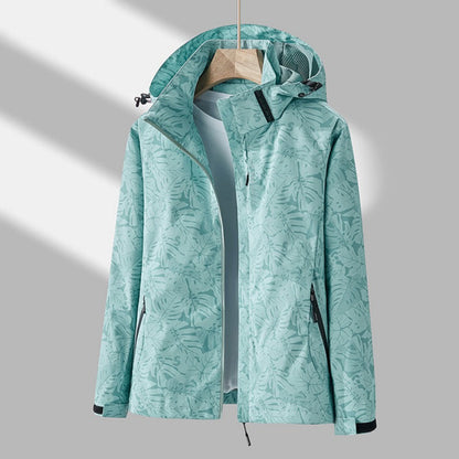 Chaquetón Impermeable Mujer con Capucha