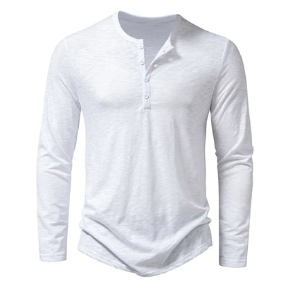 Camiseta Hombre Manga Larga Corte Clásico