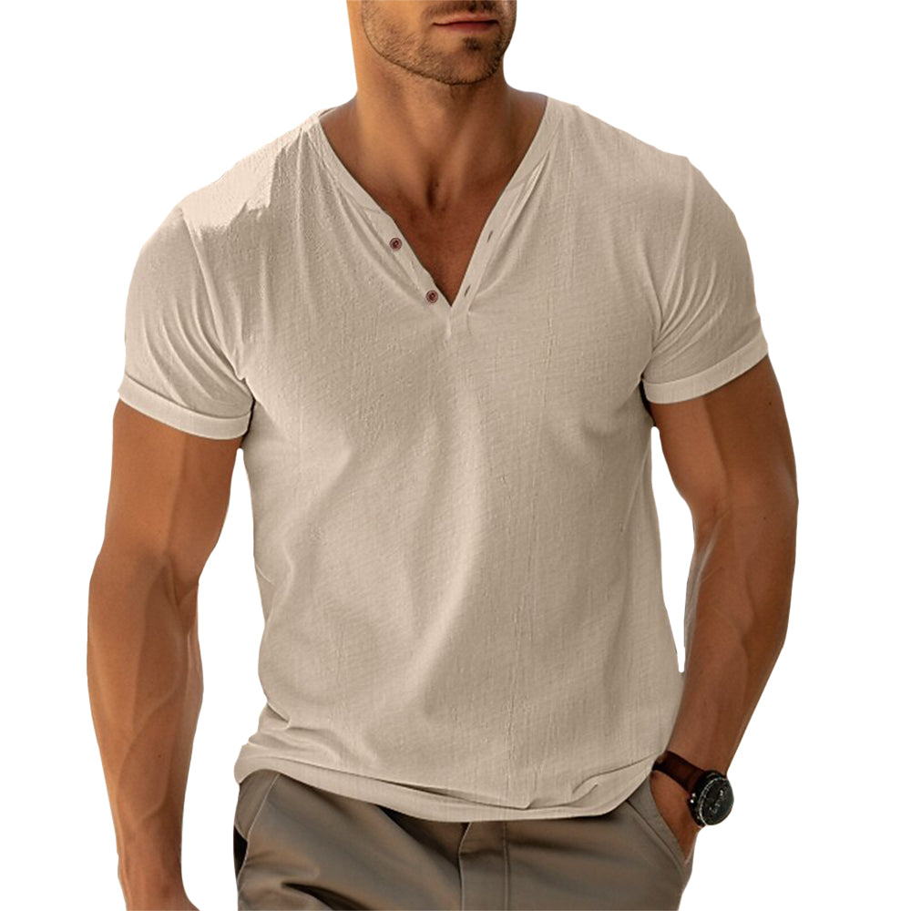 Camiseta Hombre Cuello V Clásica