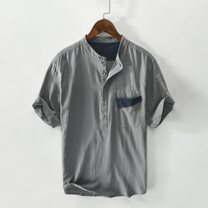 Camiseta Lino Elegante Hombre