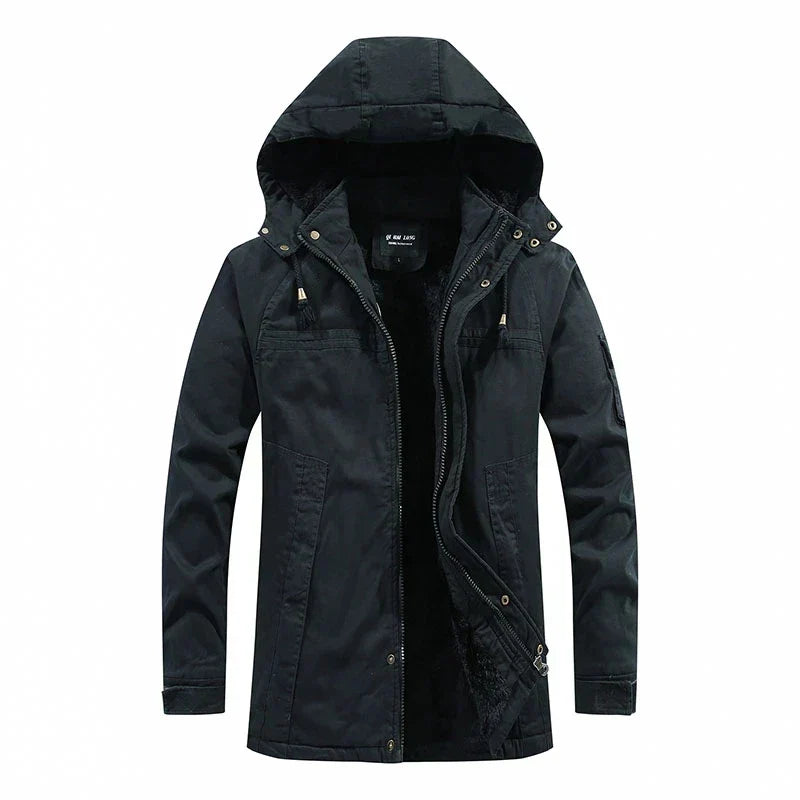Chaqueta polar hombre abrigada y resistente