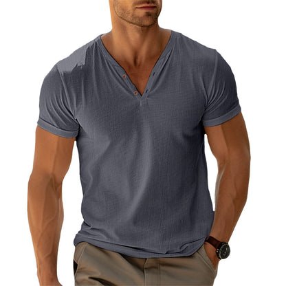 Camiseta Hombre Cuello V Clásica