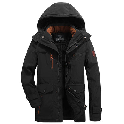 Chaquetón Invernal Impermeable con Capucha Hombre