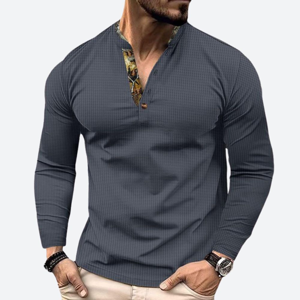 Polo Hombre Clásico Manga Larga