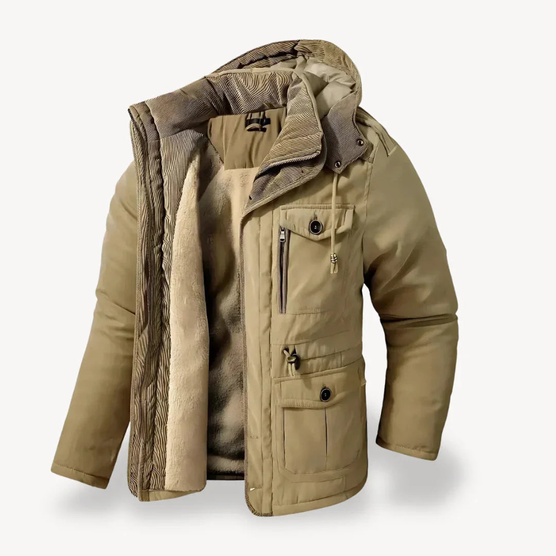 Chaqueta invierno abrigada para hombre