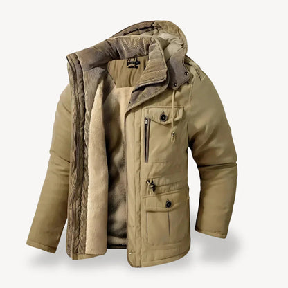 Chaqueta invierno abrigada para hombre