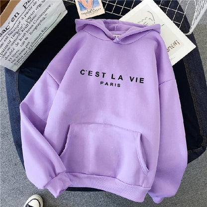 Sudadera grande con capucha mujer colores brillantes - Vestiria