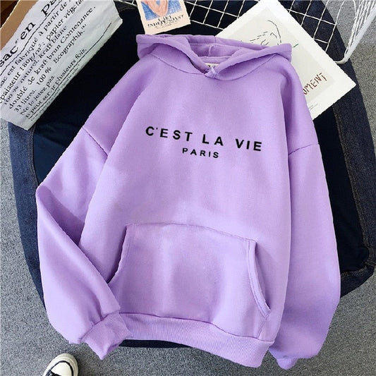 Sudadera grande con capucha mujer colores brillantes - Vestiria