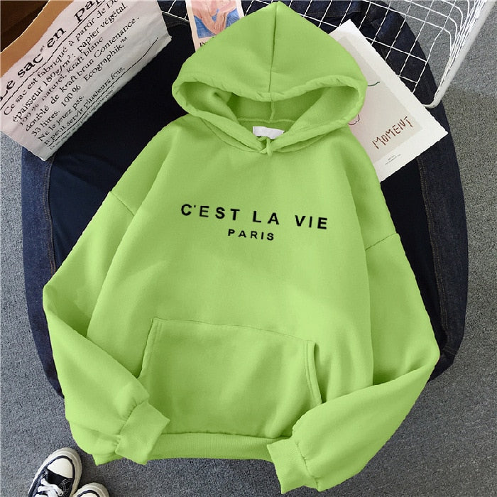 Sudadera grande con capucha mujer colores brillantes