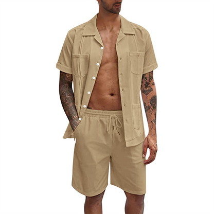 Conjunto Camisa Pantalón Corto Verano