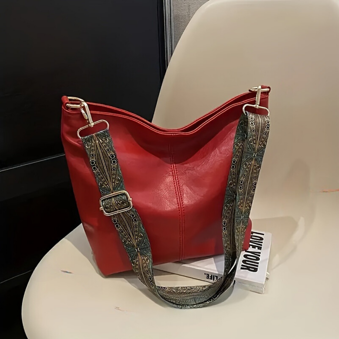 Bolso de Piel Clásico Resistente al Agua
