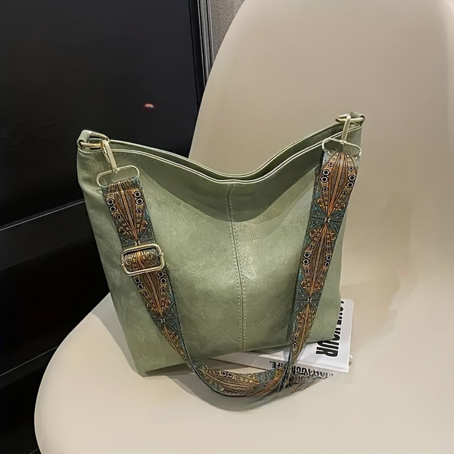 Bolso de Piel Clásico Resistente al Agua