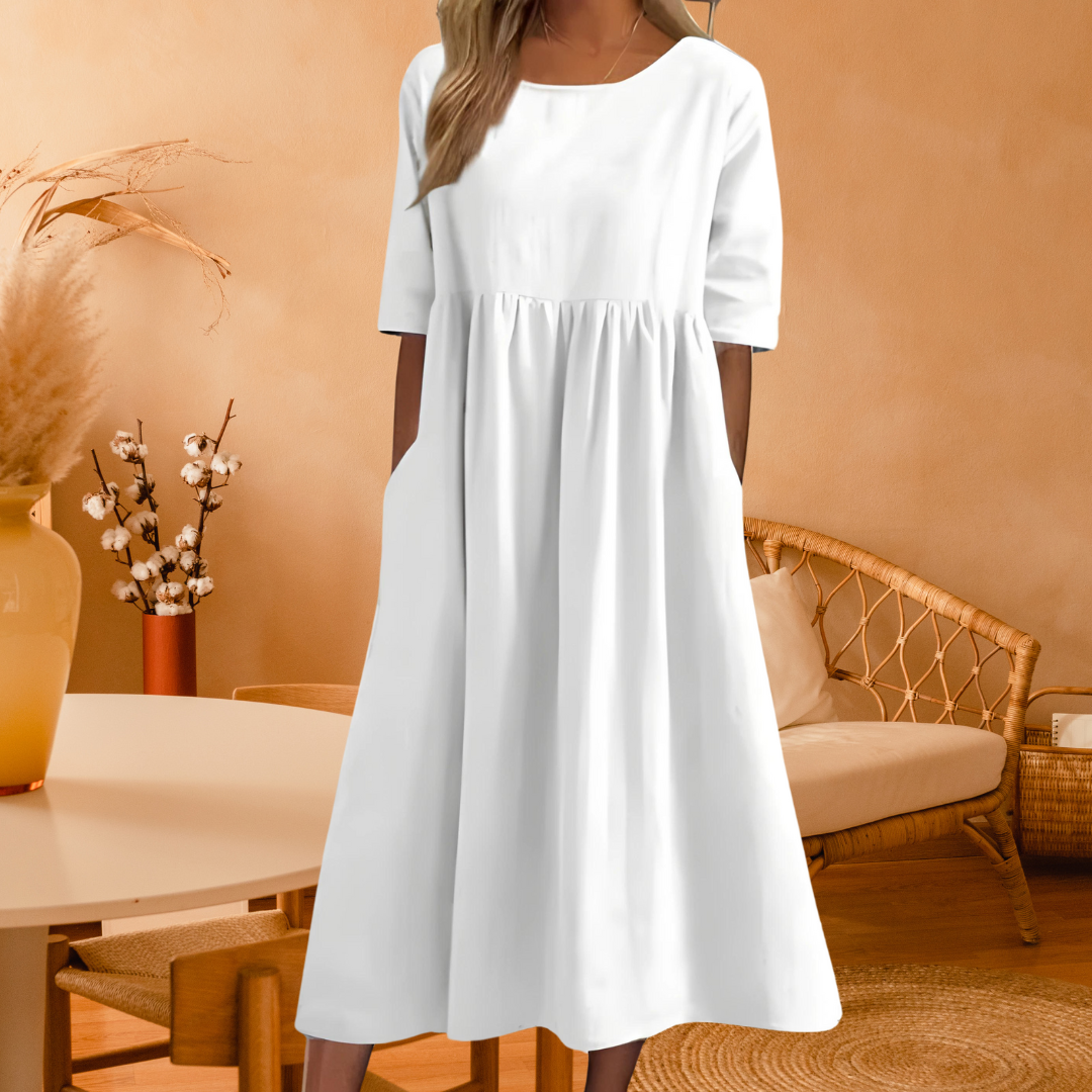 Vestido maxi ligero de playa